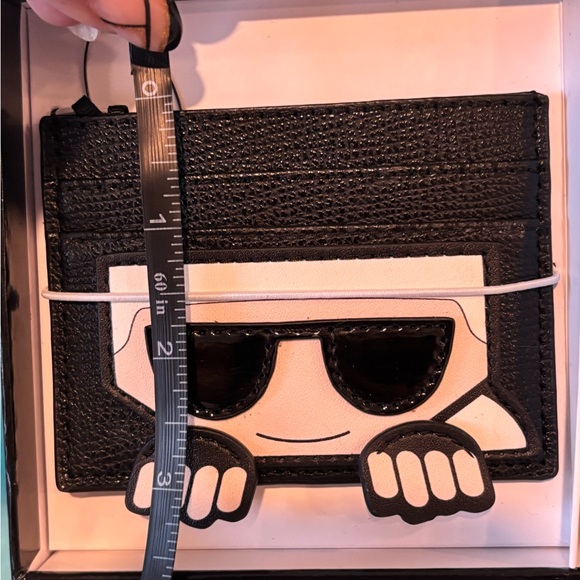 Karl Lagerfield Black and White Cat Coin Purse Set - Picture 12 of 12